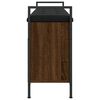 vidaXL Banc &agrave; chaussures Ch&ecirc;ne marron 105,5x32x57,5 cm Bois ing&eacute;nierie
