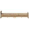 vidaXL Cadre de lit sans matelas ch&ecirc;ne artisanal 140x190 cm