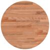 vidaXL Dessus de table &Oslash;40x4 cm rond bois massif de h&ecirc;tre