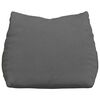 vidaXL Coussin de Dos Gris fonc&eacute; 60 x 20 x 50 cm tissu