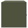 vidaXL Armoire de rangement Vert olive 90 x 40 x 40 cm Acier