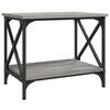 vidaXL Table d'appoint Sonoma gris 55x38x45 cm Bois d'ing&eacute;nierie