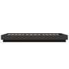 vidaXL Cadre de lit sans matelas noir 100x200 cm