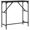 vidaXL Table console noir 75x32x75 cm bois d'ing&eacute;nierie