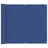 vidaXL &Eacute;cran de balcon 100 x 800 cm Tissu Oxford Rectangulaire Bleu