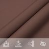 vidaXL Voile de parasol tissu oxford carré 4,5x4,5 m marron