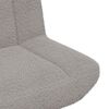 vidaXL Chaise pivotante Gris clair 63 x 75 x 76 cm Peau de mouton