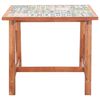 vidaXL Ensemble &agrave; manger jardin 3pcs Carreau mosa&iuml;que et bois d'acacia