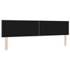 vidaXL T&ecirc;te de lit avec t&ecirc;te de lit Gris clair 200 cm Cuir synth&eacute;tique