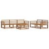 vidaXL Ensemble de canap&eacute;s d'ext&eacute;rieur 6 pcs Naturel