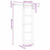 vidaXL Porte coulissante Blanc 61 x 198,5 cm Pin massif