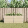 vidaXL Jardini&egrave;re Ivoire 195 x 100 x 45 cm Acier galvanis&eacute;