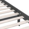 vidaXL Cadre de lit sans matelas gris bois massif 140x200 cm