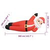vidaXL P&egrave;re No&euml;l couch&eacute; gonflable LED 160 cm