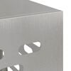 vidaXL Housse de climatiseur Argent 110 x 50 x 105 cm Acier inoxydable