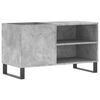vidaXL Armoire &agrave; disques gris b&eacute;ton 85x38x48 cm bois d'ing&eacute;nierie