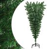 vidaXL Sapin de No&euml;l artificiel renvers&eacute; avec support Vert 120 cm