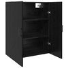 vidaXL Armoire Murale Montage mural 2 pcs Ch&ecirc;ne noir 69,5 x 34 x 90 cm