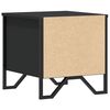 vidaXL Tables de chevet 2 pcs noir 40x41x40 cm bois d'ing&eacute;nierie