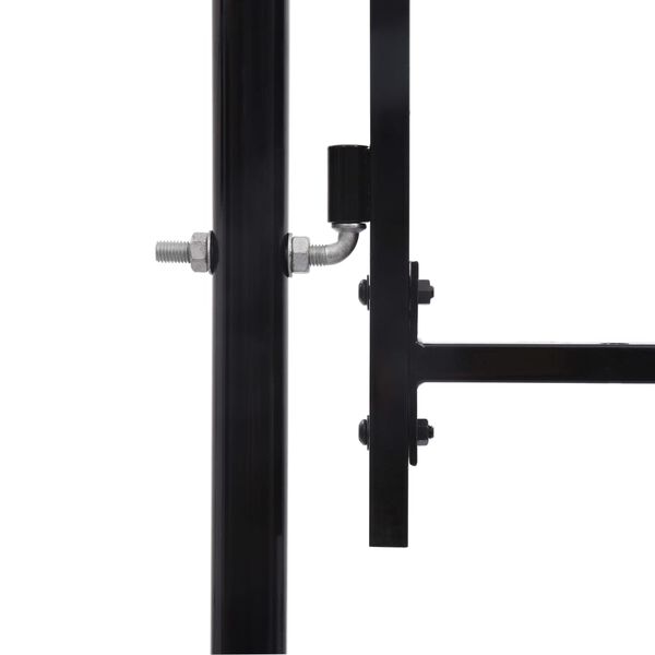 vidaXL Double portail avec haut sous forme de lance 300 x 150 cm