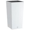 vidaXL Jardini&egrave;re et int&eacute;rieur amovible blanc 11/26,5 L rotin PP