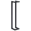vidaXL Porte-serviette Noir 12,5x12,5x60 cm Fer