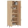 vidaXL Buffet haut Ch&ecirc;ne sonoma 69,5x34x180 cm Bois d'ing&eacute;nierie
