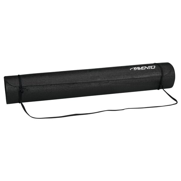 Avento Tapis de fitness/yoga basique Noir