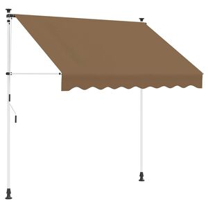 vidaXL Auvent r&eacute;tractable manuel Beige 150 cm