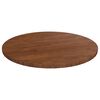 vidaXL Dessus de table rond Marron foncé Ø40x1,5cm Chêne massif traité