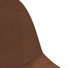 vidaXL Chaise pivotante de bureau Marron Tissu