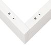 vidaXL Jardini&egrave;re blanc 70x70x68,5 cm bois de pin massif