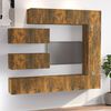 vidaXL Ensemble de meubles TV 7 pcs Ch&ecirc;ne fum&eacute; Bois d'ing&eacute;nierie
