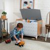 KidKraft Coffre &agrave; jouets pour enfants Mid-Century Modern Gris