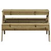 vidaXL Table de pique-nique pour enfants bois de pin impr&eacute;gn&eacute;