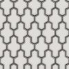 DUTCH WALLCOVERINGS Papier peint Geometric Blanc et noir