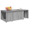 vidaXL Table basse Sonoma gris 150x50x35 cm Bois d'ingénierie