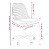 vidaXL Chaises pivotantes &agrave; manger lot de 2 Gris clair Tissu