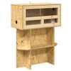 vidaXL Terrarium Marron 60 x 30 x 80 cm OSB