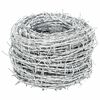 vidaXL Fil barbel&eacute; Argent 50 m Acier Galvanis&eacute; &agrave; Chaud