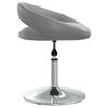 vidaXL Chaises pivotantes &agrave; manger lot de 4 gris similicuir