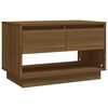 vidaXL Meuble TV Ch&ecirc;ne marron 70x41x44 cm Bois d'ing&eacute;nierie