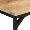 vidaXL Table &agrave; manger 110x55x75 cm bois de manguier massif brut