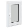 vidaXL Fen&ecirc;tre de sous-sol RISOR 50 x 75 cm PVC et verre Blanc