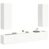 vidaXL Ensemble de meubles TV 5 pcs Blanc Bois d'ing&eacute;nierie