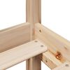 vidaXL Lit biblioth&egrave;que sans matelas 100x200 cm bois massif de pin