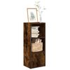 vidaXL Biblioth&egrave;que ch&ecirc;ne fum&eacute; 31x24x77 cm bois d'ing&eacute;nierie