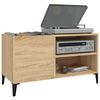 vidaXL Armoire &agrave; disques ch&ecirc;ne sonoma 84,5x38x48 cm bois d'ing&eacute;nierie