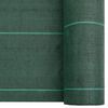 vidaXL Membrane anti-mauvaises herbes vert 1x50 m PP