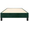vidaXL Cadre de lit vert fonc&eacute; 90x200 cm velours